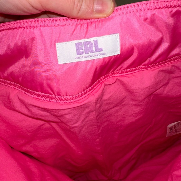 ERL Pink Star Puffer Pants Snowboarding Pants - Picture 6 of 9